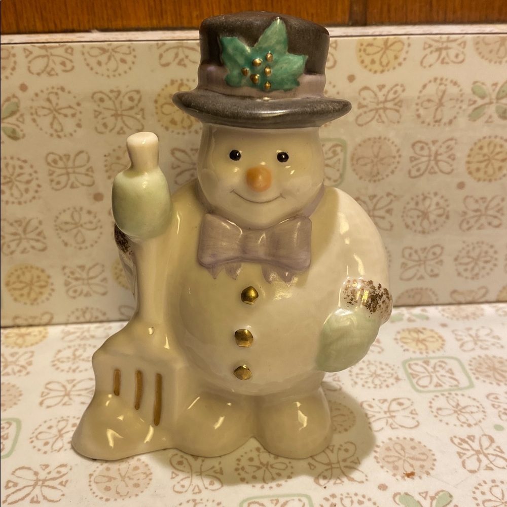 Lenox Salt and Pepper Shakers Snowmen Vintage - Picture 4 of 9